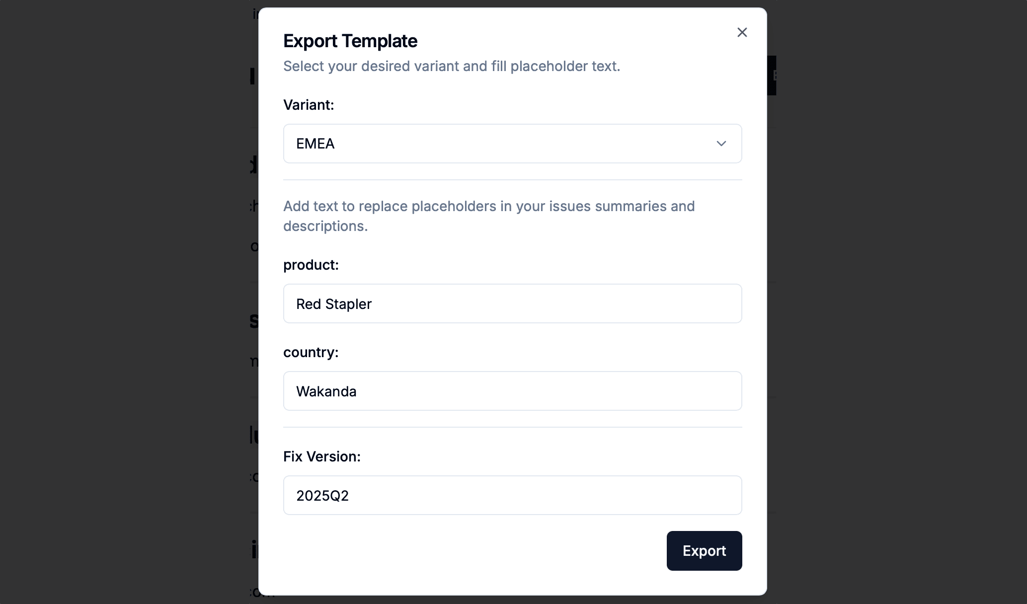 CSV Export for Simple Integration